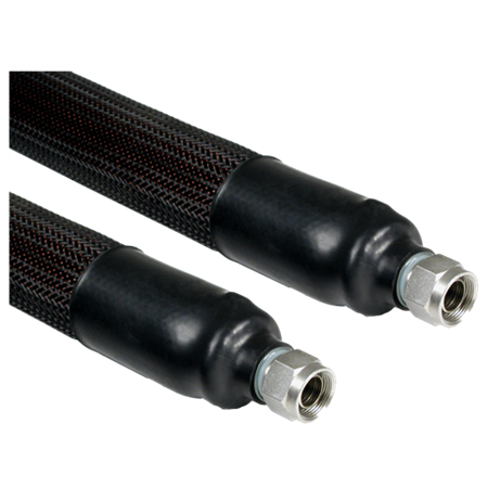 Metallslang trippelisolerad, M16x1, -100 till +350°C, L1.0 m